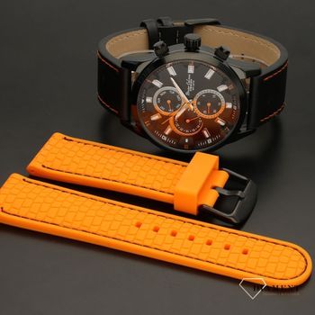Zegarek męski Bruno Calvani BC992 pasek pomarańczowy (5).jpg